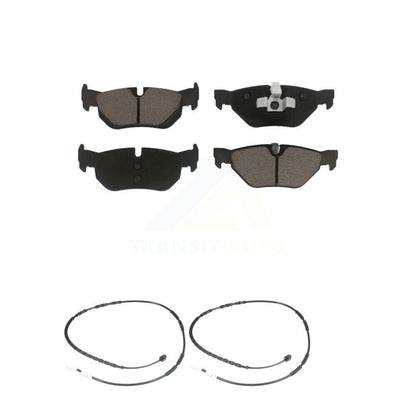 Ceramic Disc Brake Pads And Wear Sensors Rear Kit For BMW 328i xDrive 128i