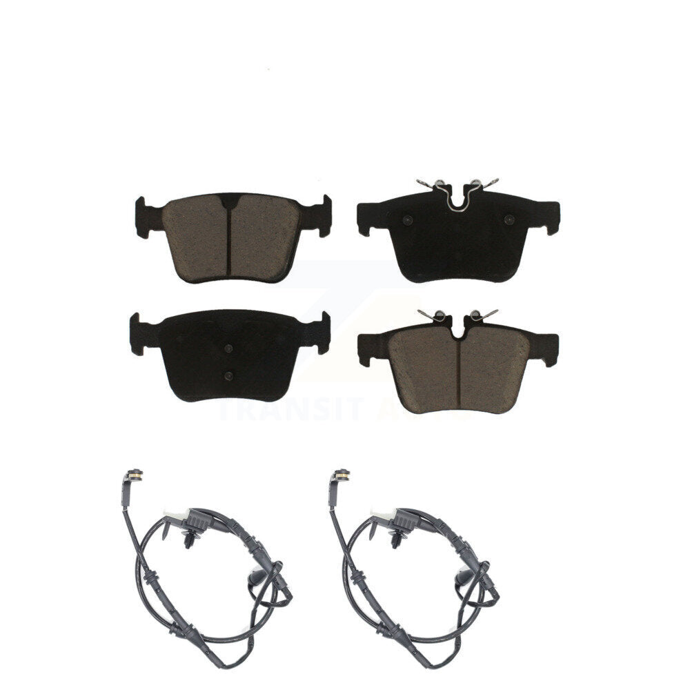 Ceramic Disc Brake Pads And Wear Sensors Rear Kit For Land Rover Discovery Sport