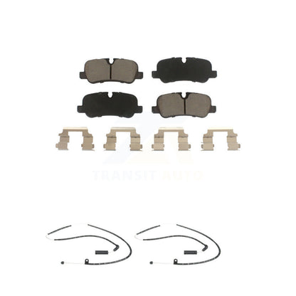 Ceramic Disc Brake Pads And Wear Sensors Rear Kit For Land Rover Range