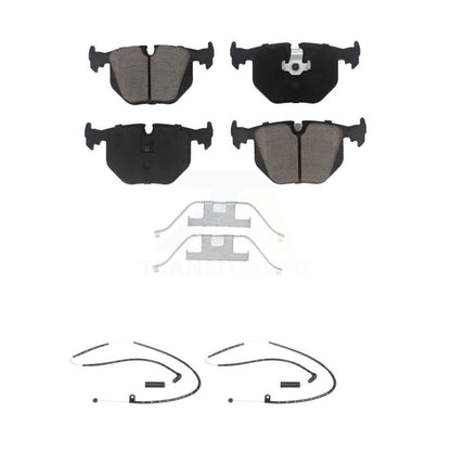 Ceramic Disc Brake Pads And Wear Sensors Rear Kit For Land Rover Range