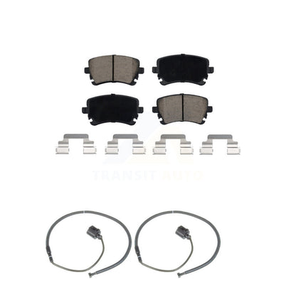 Ceramic Disc Brake Pads And Wear Sensors Rear Kit For Volkswagen Phaeton Audi S6