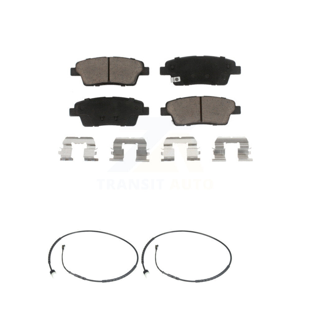 Ceramic Disc Brake Pad & Wear Sensor Rear Kit For Mini Cooper Countryman Paceman