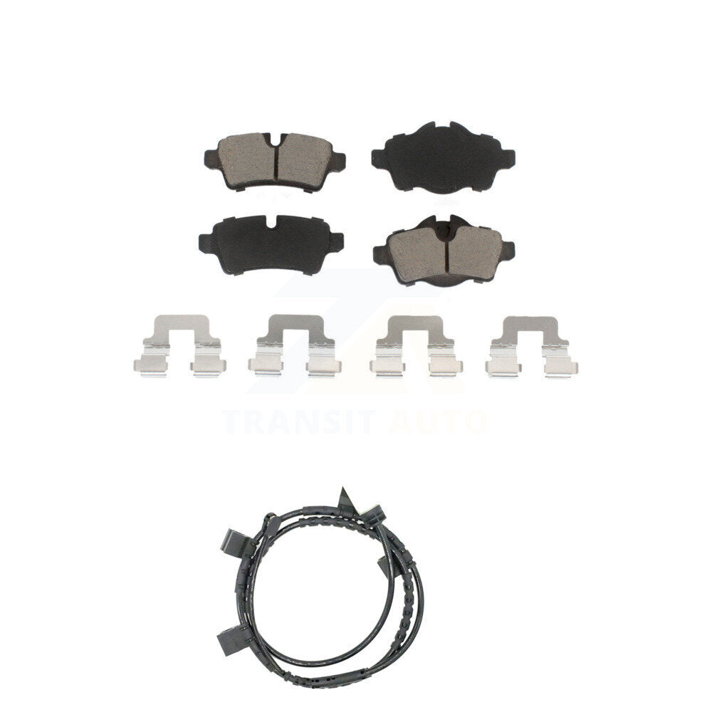 Ceramic Disc Brake Pads And Wear Sensors Rear Kit For Mini Cooper
