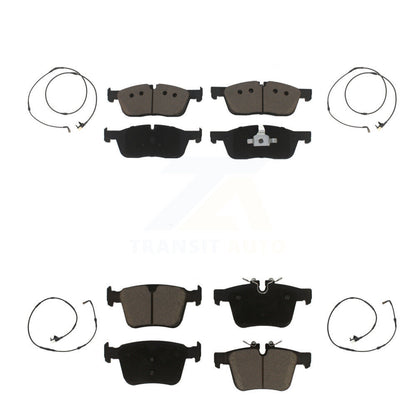 Ceramic Brake Pads Wear Sensor Front Rear Kit For Jaguar F-Pace Land Rover Range