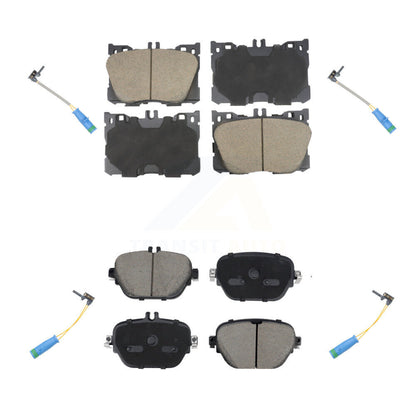 Ceramic Disc Brake Pad Wear Sensor Front Rear Kit For Mercedes-Benz E53 AMG 3.0L