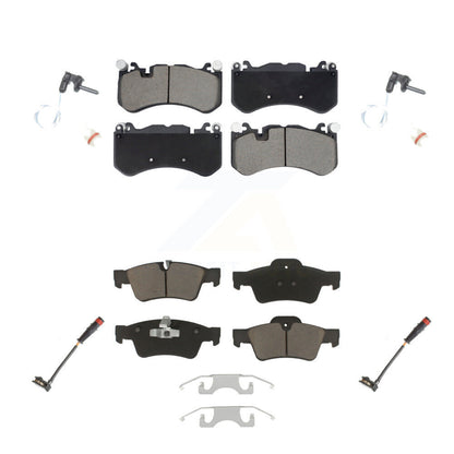 Ceramic Disc Brake Pads And Wear Sensor Front Rear Kit For Mercedes-Benz G63 AMG