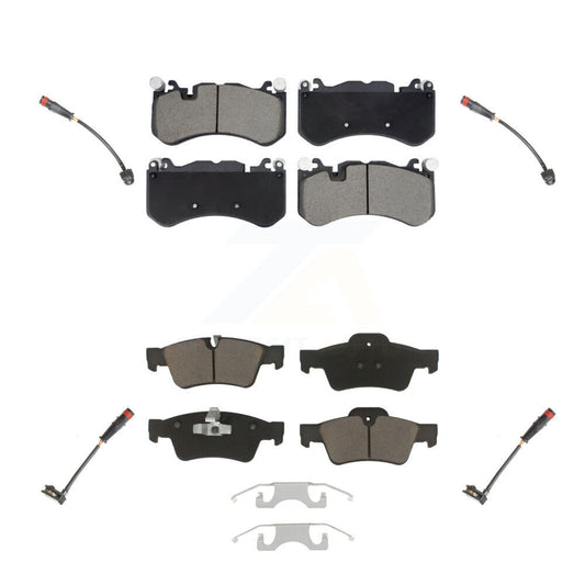 Ceramic Disc Brake Pads Wear Sensor Front Rear Kit For Mercedes-Benz G63 AMG G65