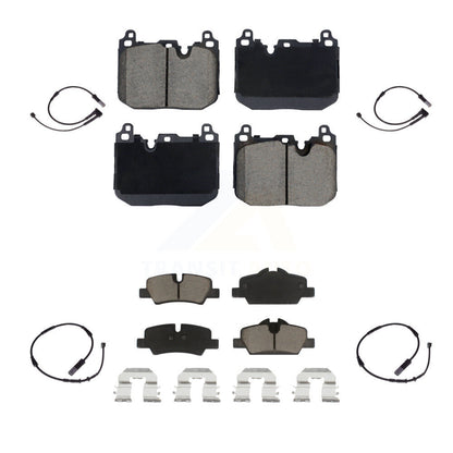 Ceramic Disc Brake Pads And Wear Sensors Front Rear Kit For Mini Cooper
