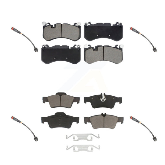 Ceramic Brake Pad And Wear Sensor Front Rear Kit For Mercedes-Benz SL63 AMG SL65