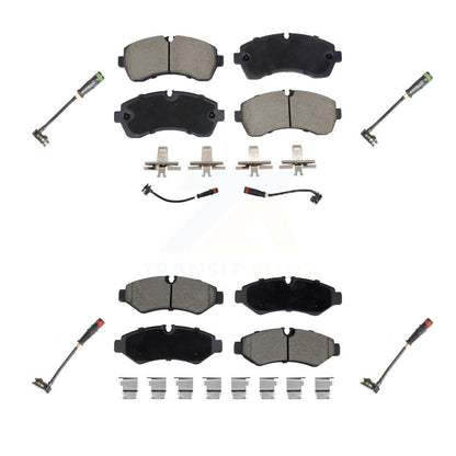 Ceramic Brake Pads & Extra Wear Sensor Front Rear Kit For Mercedes-Benz Sprinter