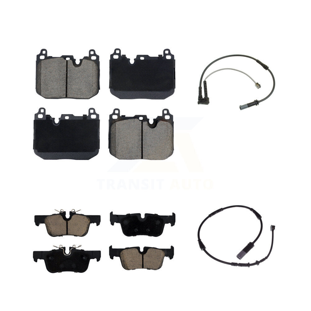 Ceramic Brake Pads Wear Sensor Front Rear Kit For Mini Cooper Countryman Clubman