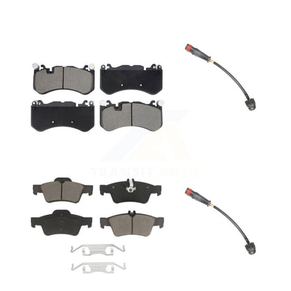 Ceramic Brake Pad And Wear Sensor Front Rear Kit For Mercedes-Benz SL63 AMG SL65
