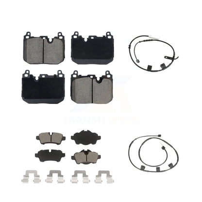 Ceramic Disc Brake Pads And Wear Sensors Front Rear Kit For Mini Cooper