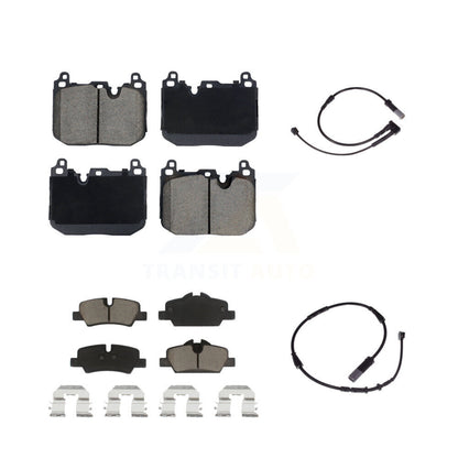 Ceramic Disc Brake Pads And Wear Sensors Front Rear Kit For Mini Cooper