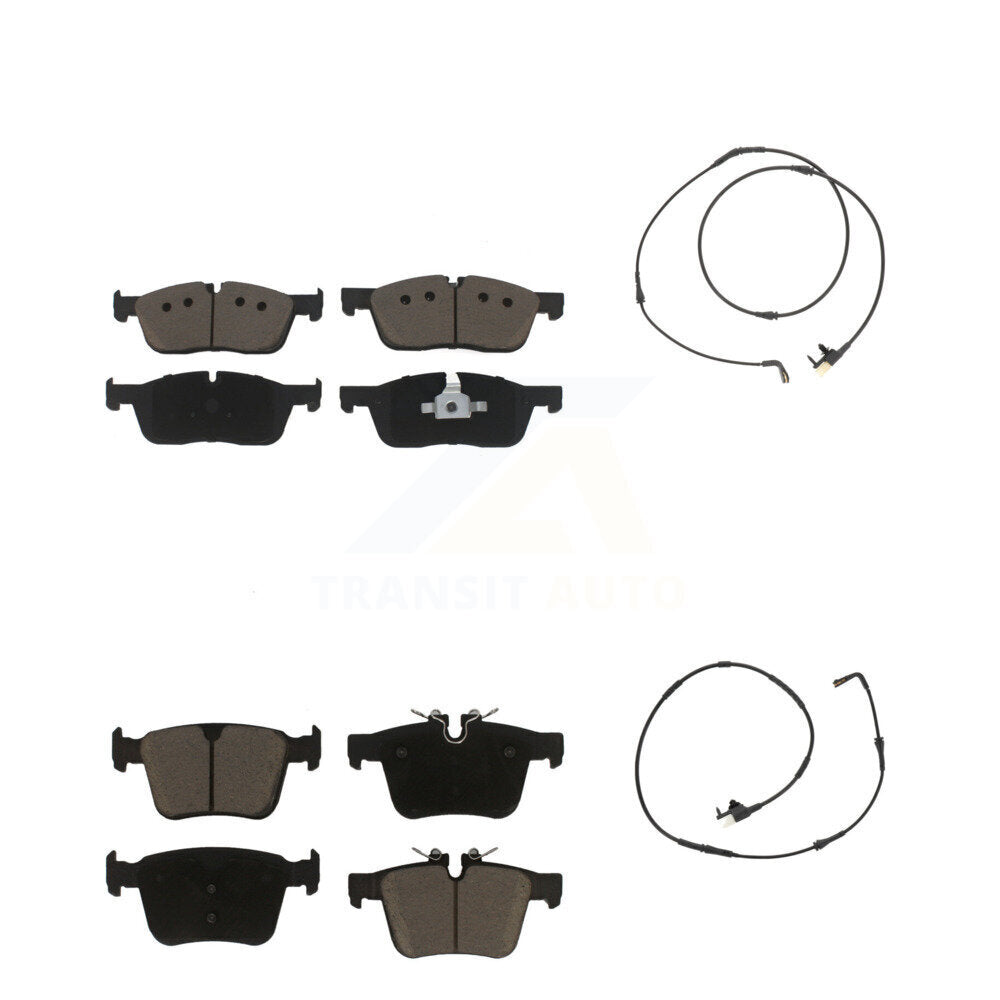 Ceramic Brake Pads Wear Sensor Front Rear Kit For Jaguar F-Pace Land Rover Range