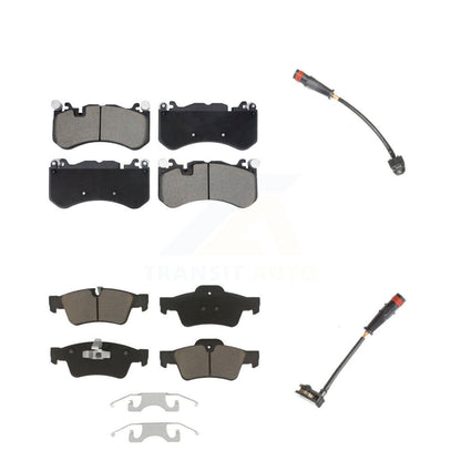 Ceramic Disc Brake Pads Wear Sensor Front Rear Kit For Mercedes-Benz G63 AMG G65