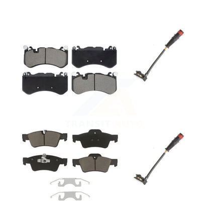 Ceramic Disc Brake Pads And Wear Sensor Front Rear Kit For Mercedes-Benz G63 AMG
