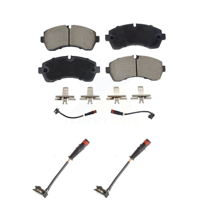Ceramic Brake Pads & Extra Wear Sensor Pair Front Kit For Mercedes-Benz Sprinter