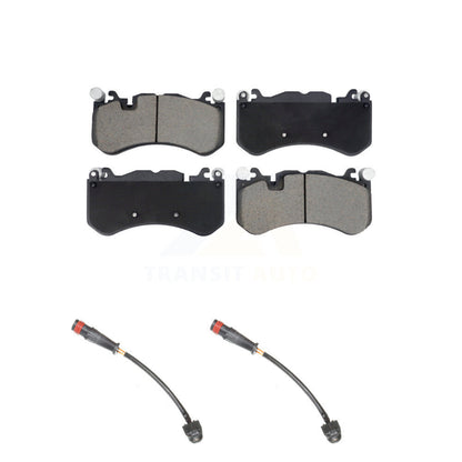 Ceramic Brake Pad Wear Sensor Pair Front Kit For Mercedes-Benz C63 AMG S63 G63 S