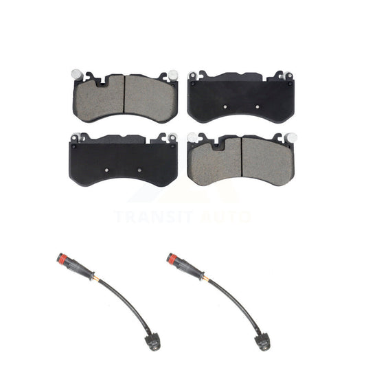 Ceramic Brake Pad Wear Sensor Pair Front Kit For Mercedes-Benz C63 AMG S63 G63 S