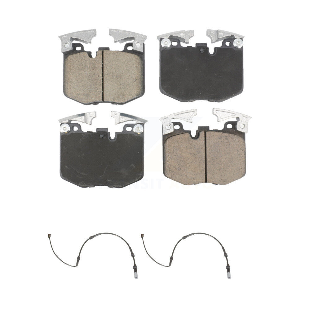 Ceramic Disc Brake Pad Wear Sensor Pair Front Kit For 2019 BMW 330i xDrive Wagon