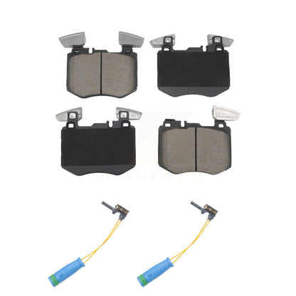 Ceramic Disc Brake Pads And Wear Sensor Pairs Front Kit For Mercedes-Benz GLC300