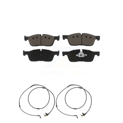 Ceramic Brake Pads Wear Sensor Pair Front Kit For Jaguar F-Pace Land Rover Range