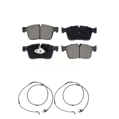 Ceramic Brake Pads Wear Sensor Pair Front Kit For Jaguar F-Pace Land Rover Range