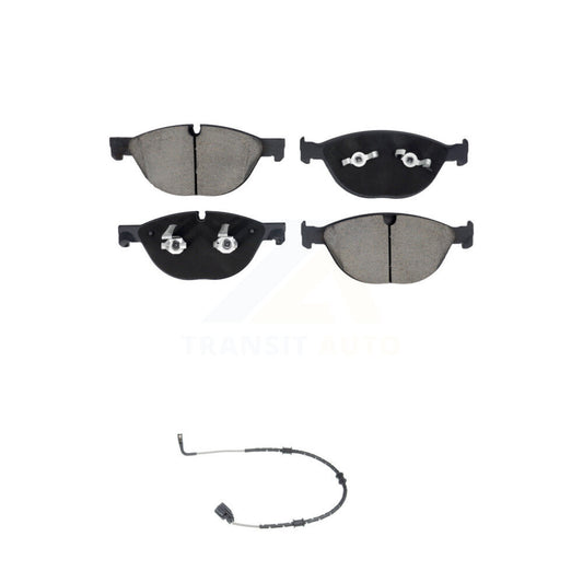 Ceramic Brake Pads & Wear Sensor Front Kit For Jaguar XF XJ XKR XFR F-Type XKR-S