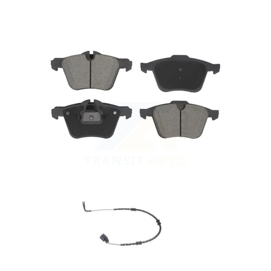 Ceramic Disc Brake Pads And Wear Sensors Front Kit For Jaguar XF XJ