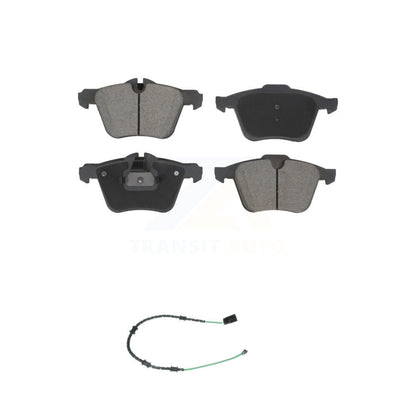 Ceramic Brake Pad And Wear Sensor Front Kit For Jaguar XF with 356mm Rotor