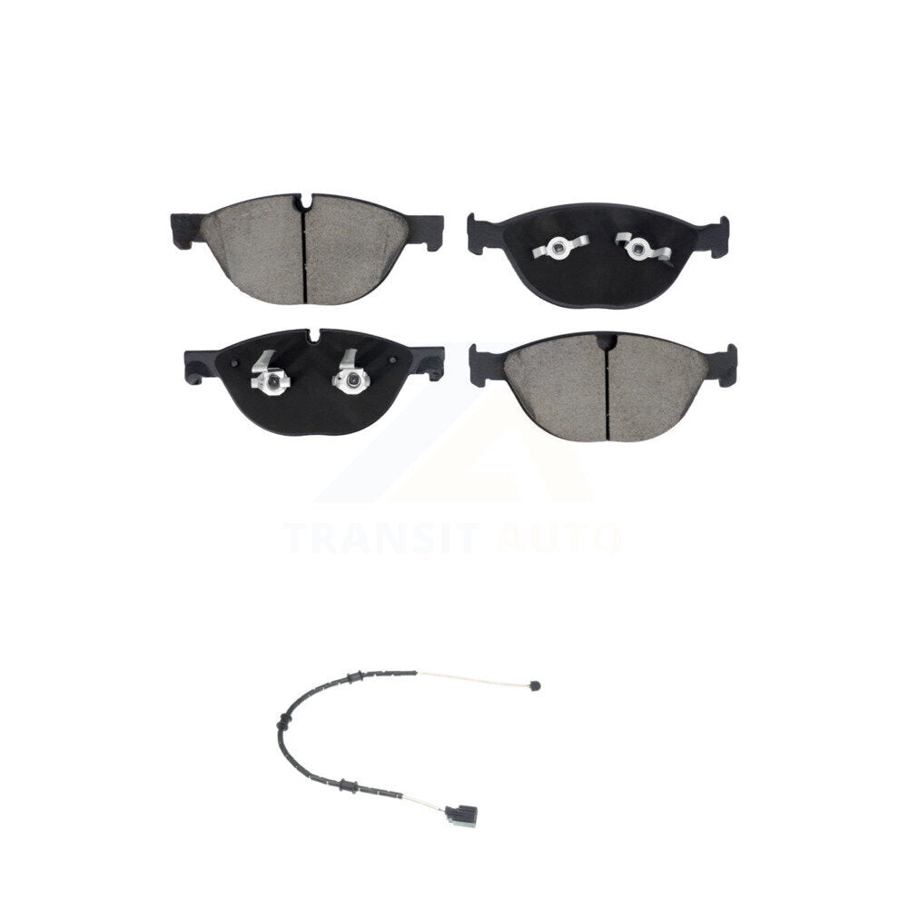Ceramic Disc Brake Pads And Wear Sensors Front Kit For Jaguar XJ F-Type