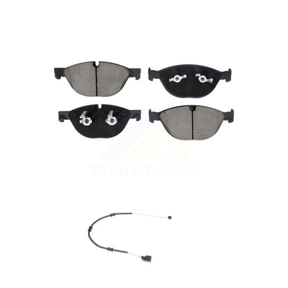 Ceramic Disc Brake Pads And Wear Sensors Front Kit For Jaguar XJ F-Type