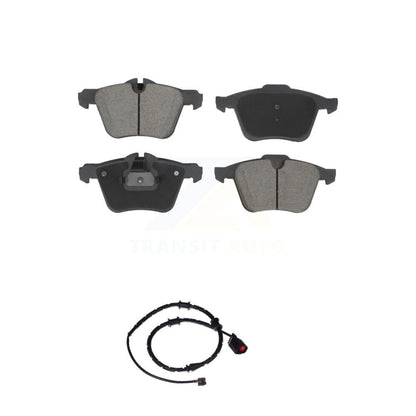 Ceramic Disc Brake Pads And Wear Sensors Front Kit For Jaguar XJ