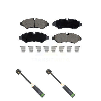 Ceramic Brake Pads & Wear Sensor Rear Kit For Mercedes-Benz Sprinter 4500 3500XD