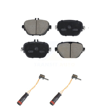 Ceramic Brake Pads & Wear Sensor Rear Kit For 19-20 Mercedes-Benz E63 AMG S 4.0L