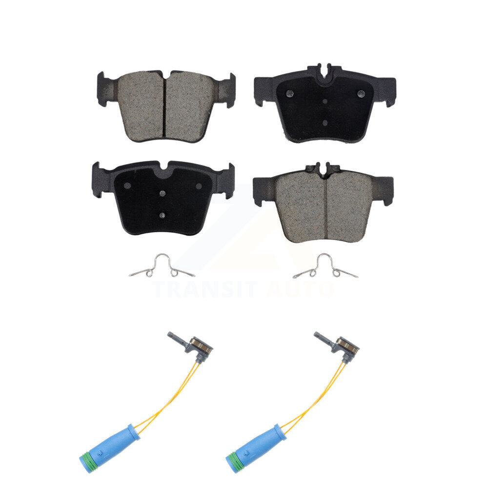 Ceramic Brake Pads & Wear Sensor Rear Kit For Mercedes-Benz GLC300 C43 AMG GLC43