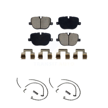 Ceramic Disc Brake Pads And Wear Sensors Rear Kit For Land Rover Range