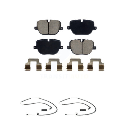 Ceramic Disc Brake Pads And Wear Sensors Rear Kit For Land Rover Range