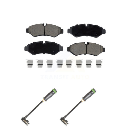 Ceramic Brake Pads Wear Sensor Rear Kit For Freightliner Sprinter 2500 3500 1500