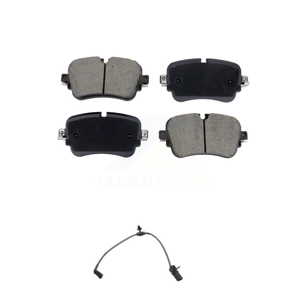 Ceramic Disc Brake Pads And Wear Sensors Rear Kit For Audi Q7 Q8 A8 Quattro