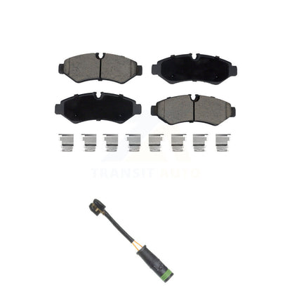 Ceramic Brake Pads & Wear Sensor Rear Kit For Mercedes-Benz Sprinter 4500 3500XD