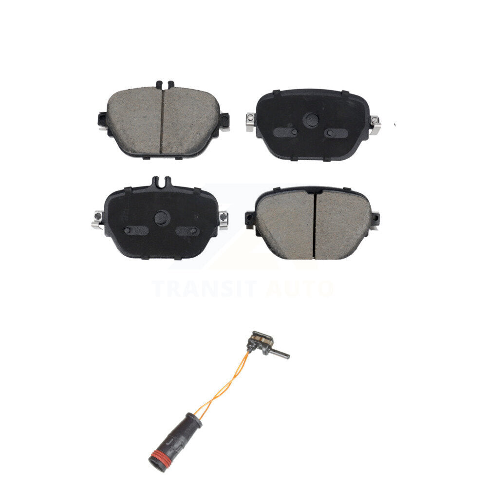 Ceramic Brake Pads & Wear Sensor Rear Kit For 19-20 Mercedes-Benz E63 AMG S 4.0L