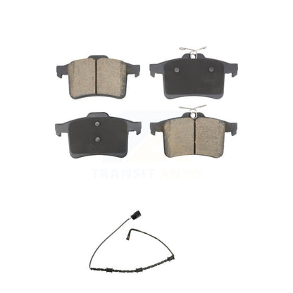 Ceramic Disc Brake Pad & Wear Sensor Rear Kit For Jaguar XJ XJR From VIN #V90866