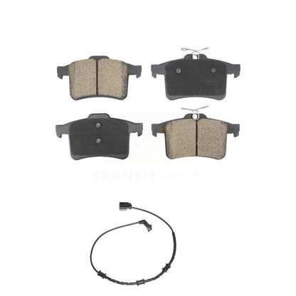 Ceramic Disc Brake Pad & Wear Sensor Rear Kit For Jaguar XF XJ XFR XKR XFR-S XJR