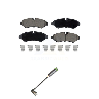 Ceramic Brake Pads Wear Sensor Rear Kit For Freightliner Sprinter 2500 3500 1500