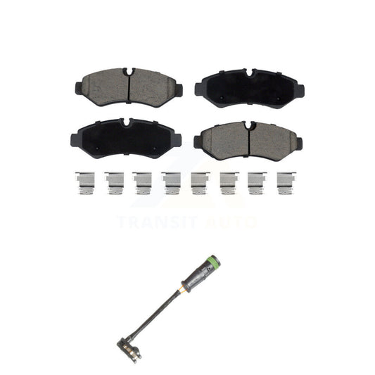 Ceramic Brake Pads Wear Sensor Rear Kit For Freightliner Sprinter 2500 3500 1500