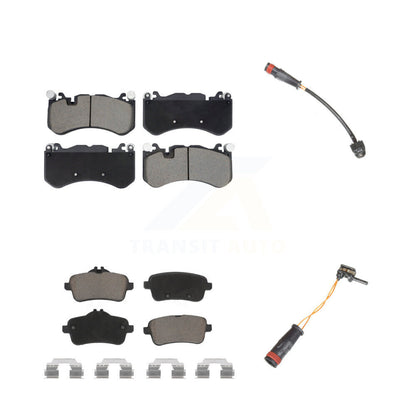 Ceramic Brake Pad And Wear Sensor Front Rear Kit For Mercedes-Benz ML63 AMG GL63