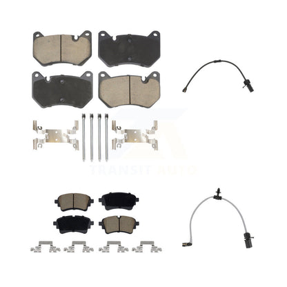 Ceramic Disc Brake Pads And Wear Sensors Front Rear Kit For 2021 Audi Q5 2.0L