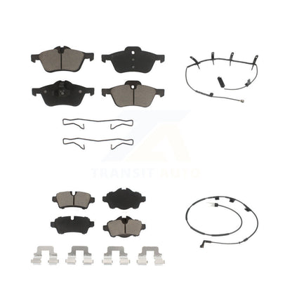 Ceramic Disc Brake Pads And Wear Sensors Front Rear Kit For Mini Cooper